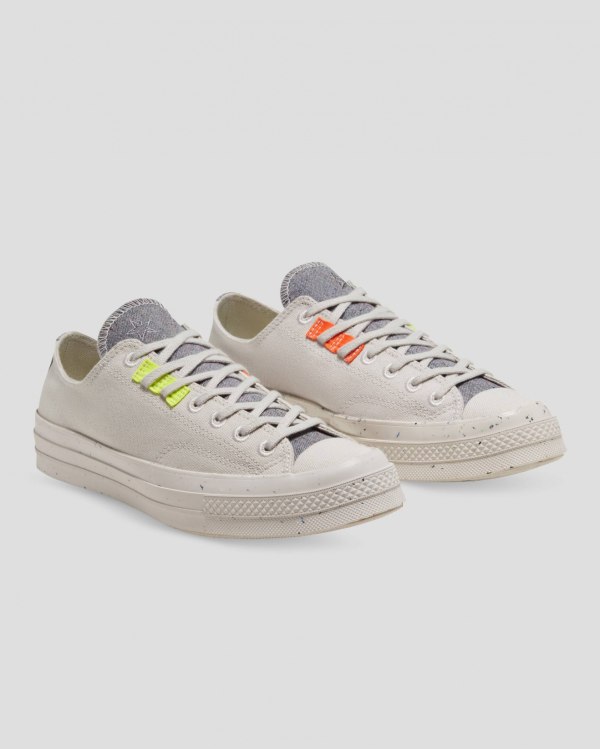 Converse Chuck 70 Renew Regrind Foxing Beige Sko Danmark - Converse Lave Sneakers Dame - 34258XAWN